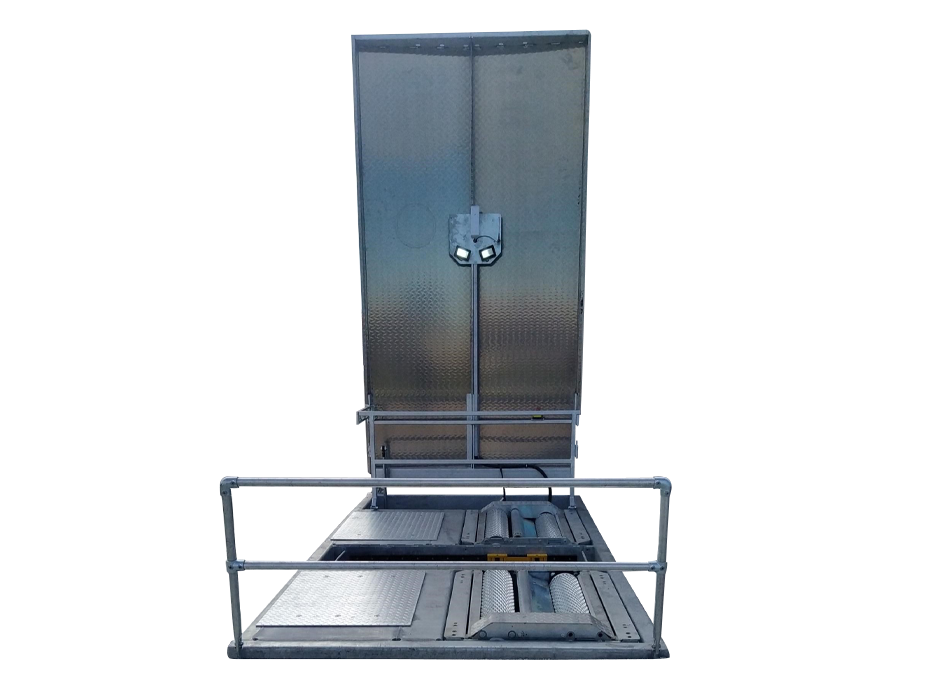 BM65 Pre-Fabricated Steel Pit with Roller Brake Tester and Wheel Play Detector