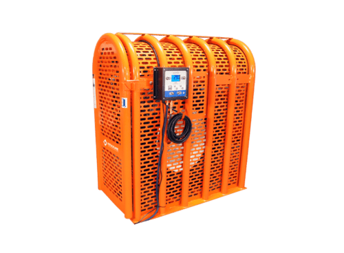 Tyre Cage - 6 Bar (With Inflator)